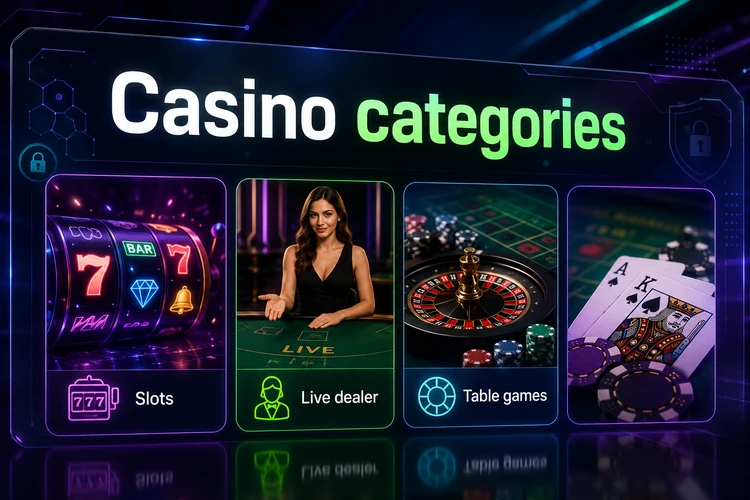 Casino categories